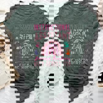 Instructional Assistant Because Teacher Need Hero Learning Bella Canvas T-shirt - Thegiftio