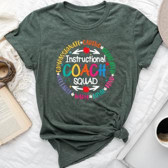 Instructional Coach Squad Teacher Assistant Support Team Bella Canvas T-shirt - Thegiftio UK