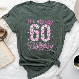It's My 60Th Birthday Queen Diamond Crown 60 Year Old Bella Canvas T-shirt - Thegiftio UK