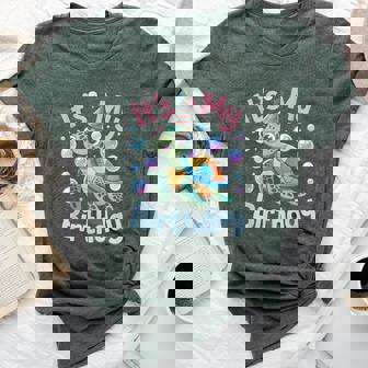 It's My Birthday Sea Turtle Cute Ocean Animal Party Bella Canvas T-shirt | Mazezy