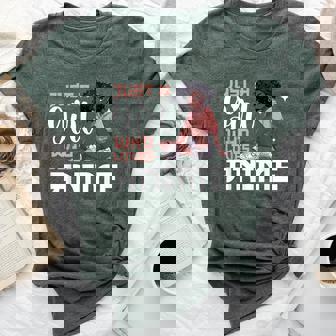 Just A Girl Who Loves Anime Merch African American Afro Bella Canvas T-shirt - Thegiftio