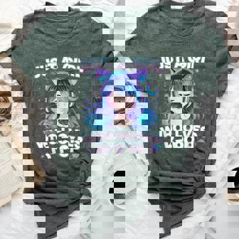 Just A Girl Who Loves K-Pop Cute Listening Kpop Music Lovers Bella Canvas T-shirt | Mazezy