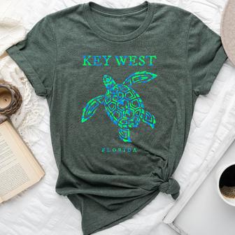 Key West Florida Souvenir Sea Turtle Boys Girls Toddler Bella Canvas T-shirt - Thegiftio UK