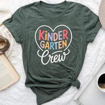 Kindergarten Crew Kinder Crew Teacher Boy Girl Bella Canvas T-shirt - Thegiftio UK