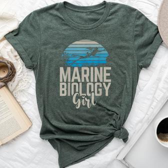 Marine Biologist Girl Marine Biologist Bella Canvas T-shirt - Thegiftio UK