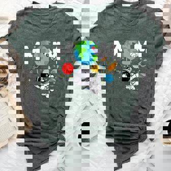 Mom Of The Birthday Astronaut Space Lover Family Matching Bella Canvas T-shirt | Seseable UK