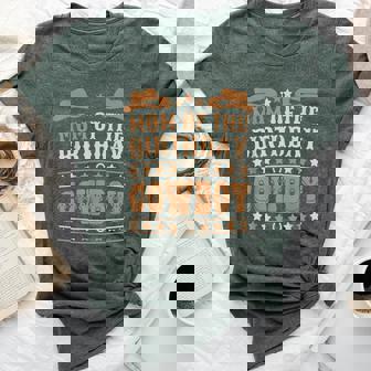 Mom Of The Birthday Cowboy Cute Western Bday Boy Birthday Bella Canvas T-shirt - Thegiftio