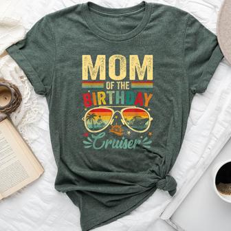 Mom Of The Birthday Cruiser Sunglasses Cruise Vintage Bella Canvas T-shirt - Thegiftio UK
