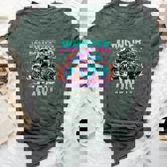 Monster Truck Aunt Monster Truck Are My Jam Truck Lovers Bella Canvas T-shirt | Mazezy