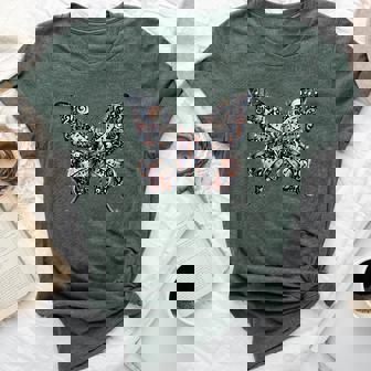 Musical Notes Butterfly Music Musician Bella Canvas T-shirt - Thegiftio