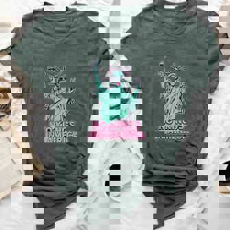 No Kings In America Statue Liberty Usa Women's Girl Bella Canvas T-shirt | Mazezy