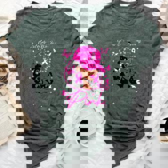 In October We Wear Pink Breast Cancer Awareness Black Women Bella Canvas T-shirt | Mazezy