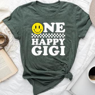 One Happy Dude Gigi 1St Birthday Family Matching Bella Canvas T-shirt - Thegiftio UK