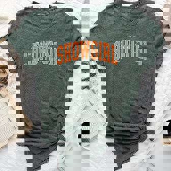 Orange Show Girl Graphic Outfit Girls Bella Canvas T-shirt | Mazezy