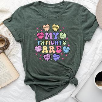 My Patients Are Candy Heart Nurse Doctor Healthcare Workers Bella Canvas T-shirt - Thegiftio