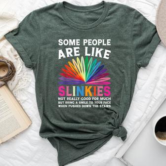 Some People Are Like Slinkies Sarcastic Or Cool Person Bella Canvas T-shirt - Thegiftio UK