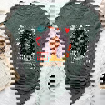 Phlebotomist Costume Afro Woman Proud Black History Bella Canvas T-shirt - Thegiftio