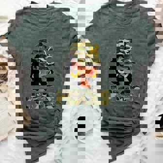 Pisces Queen Camouflage Black Woman Cap Zodiac Sign Bella Canvas T-shirt | Mazezy