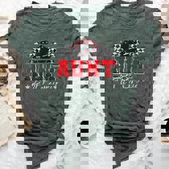 Pit Crew Race Car Racing Aunt Family Birthday Party Bella Canvas T-shirt - Thegiftio