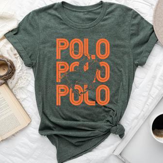 Polo Players Horseback Riding Horse Equestrian Sports Bella Canvas T-shirt - Thegiftio