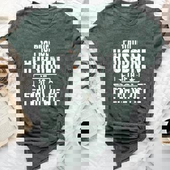 Proud Husband Of A Feral Wife Husband Bella Canvas T-shirt | Mazezy