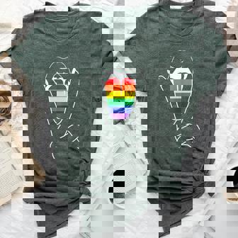 Rainbow Pride Tongue Adult Gay Party Lesbian Queer Csd Lgbt Bella Canvas T-shirt | Mazezy