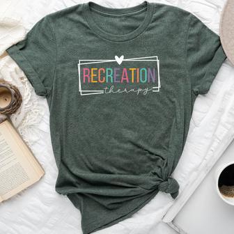 Recreation Therapy Recreational Therapist Retro Men Bella Canvas T-shirt - Thegiftio UK