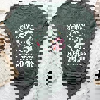 My Shadow Has Four Legs And A Tail Flower Bella Canvas T-shirt | Mazezy