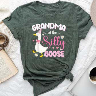 Silly Grandma Goose 1St Birthday Family Matching Party Bella Canvas T-shirt - Thegiftio UK