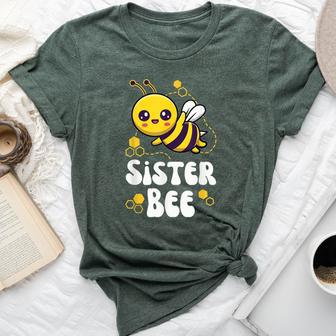 Sister Bee Family Bee First Bee Day Outfits Bella Canvas T-shirt - Thegiftio UK