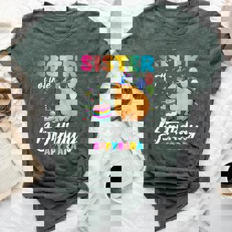 Sister Of The Birthday Capybara Girl Bday Party Family Bella Canvas T-shirt | Mazezy