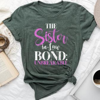 The Sister In Law Bond Unbreakable Sister In Law Bella Canvas T-shirt - Thegiftio UK