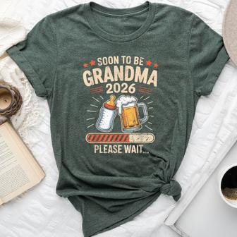 Soon To Be Grandma Est 2026 Baby Announcement Bella Canvas T-shirt | Seseable UK