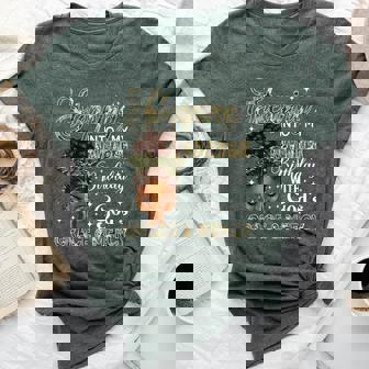 Stepping Into My November Birthday Black Christian Bella Canvas T-shirt | Mazezy