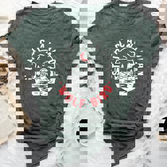 Stupid Canadian Wolf Bird Sarcastic Loon Bird Bella Canvas T-shirt - Thegiftio