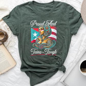 Taino Indian Puerto Rico Pride Boricua Puerto Rican Women Bella Canvas T-shirt - Thegiftio UK