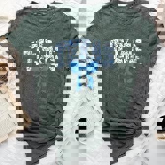 Texas Coquette Bow Floral State Pride Style Girls Women Bella Canvas T-shirt - Thegiftio