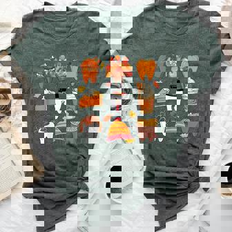 Th Pumpkin Turkey Coffee Fall Dental Squad Thanksgiving Bella Canvas T-shirt | Mazezy