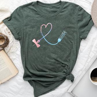 Tie Dye Phlebotomist Phlebotomy Technician Nurse Clinical Bella Canvas T-shirt - Thegiftio UK