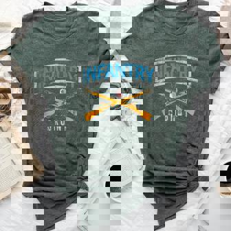 Us Flag Infantry Veteran Fort Benning Vintage Women Bella Canvas T-shirt | Mazezy