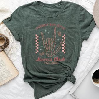 Vintage Skeleton Overstimulated Moms Club Mother Bella Canvas T-shirt - Thegiftio
