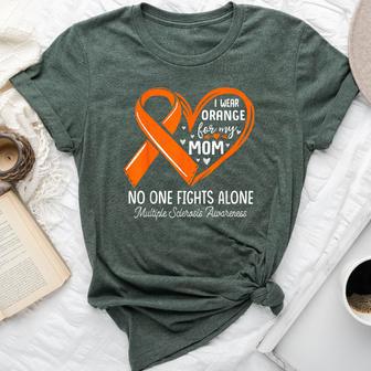 I Wear Orange For My Mom Multiple Sclerosis Ms Awareness Bella Canvas T-shirt - Thegiftio UK