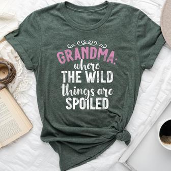 Where The Wild Things Are Spoiled New Grandma Bella Canvas T-shirt - Thegiftio UK