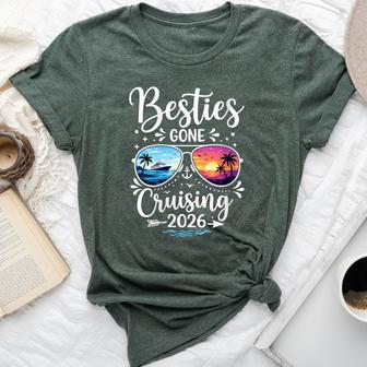 Women's Besties Gone Cruising 2026 Girls Matching Friends Cruise Bella Canvas T-shirt - Thegiftio