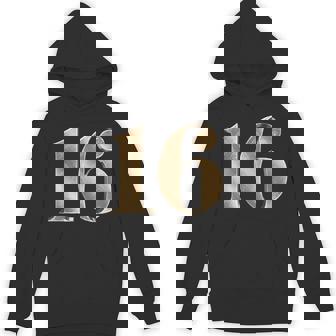 16 16 誕生日 お気に入り 数字 フルール・ド・リス デザイン パーカー - Kawaiitshirt