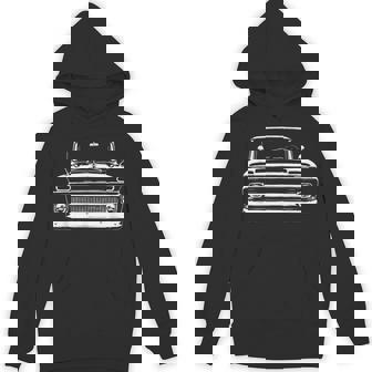 1960-1966 First Gen C10 Apache Front Grill Silhouette Truck Hoodie | Mazezy