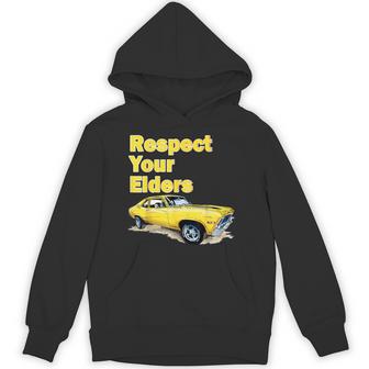 1972 72 Chevys Nova 2 Classic Car Old School Muscle Car Hoodie - Thegiftio UK