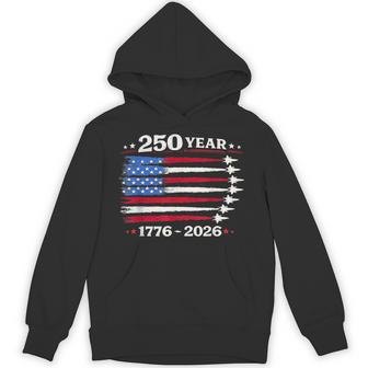 250 Years American 1776 2026 250Th Usa Patriotic 4Th Of July Hoodie | Seseable UK