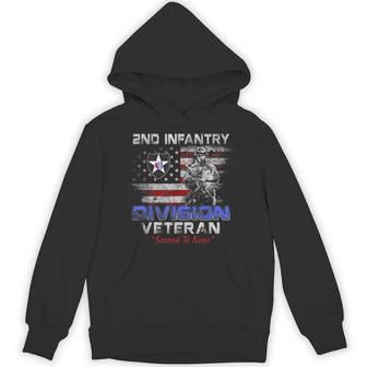 2Nd Infantry Division Second To None Us Veteran Military Hoodie - Thegiftio UK