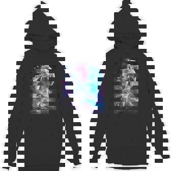 3 Wolf Moon Howling Wolf Head Wolves For Fun Hoodie - Monsterry